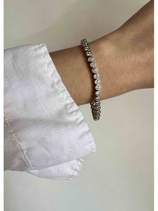 BLAIRE TENNIS BRACELET SILVER