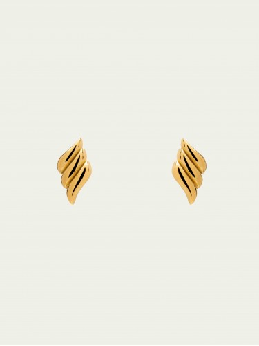 RISE GOLD EARRINGS - 18KT PLATING
