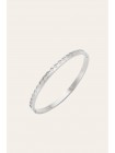 ISABELLA  SILVER BANGLE