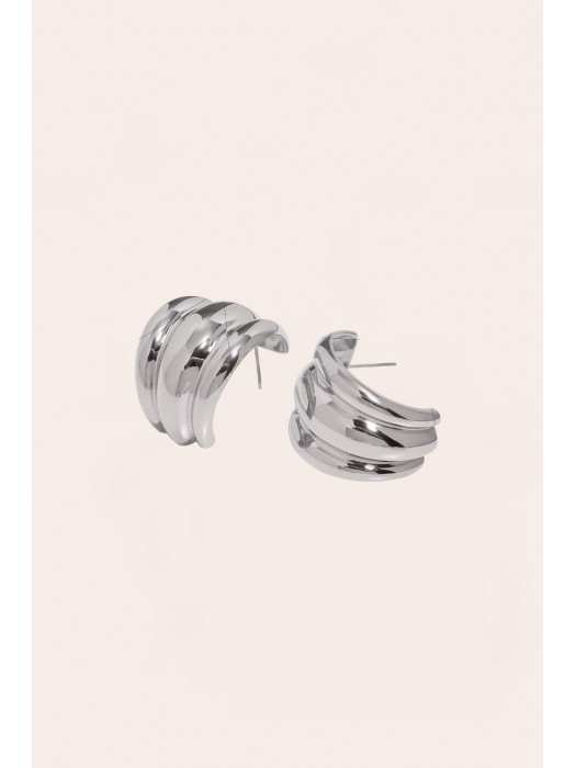 EVELORA SILVER EARRINGS
