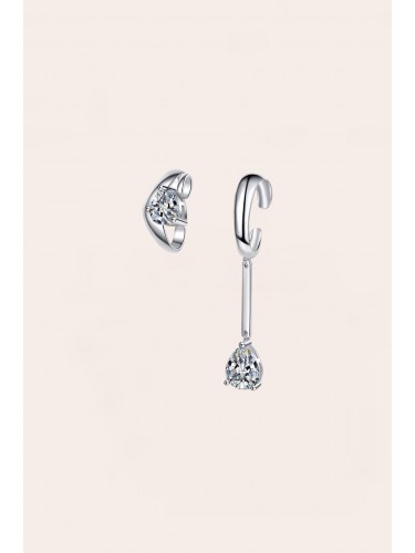 MIRANDA SILVER EAR CUFFS