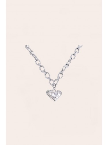 DOMINIQUE SILVER NECKLACE