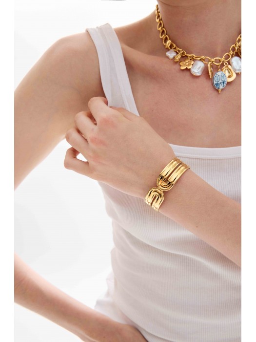 LUME GOLD CUFF BRACELET