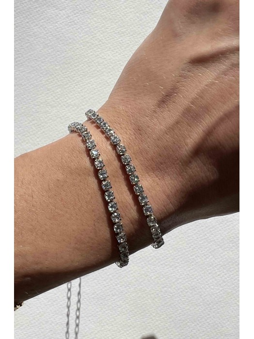 TENNIS BRACELET SILVER