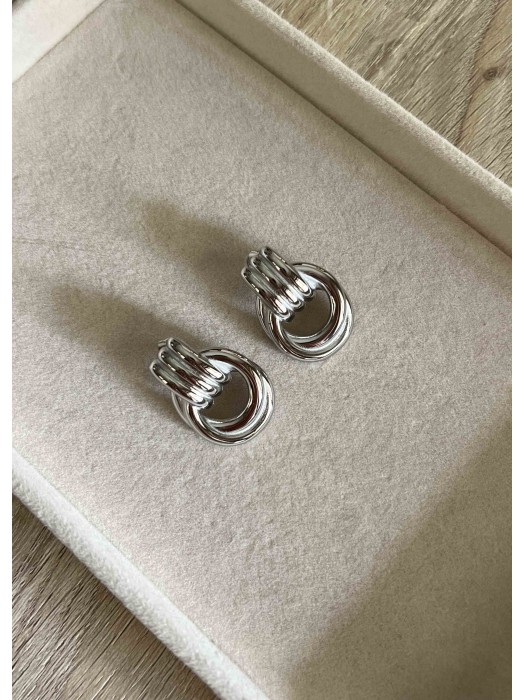 ZINNIA SILVER EARRINGS