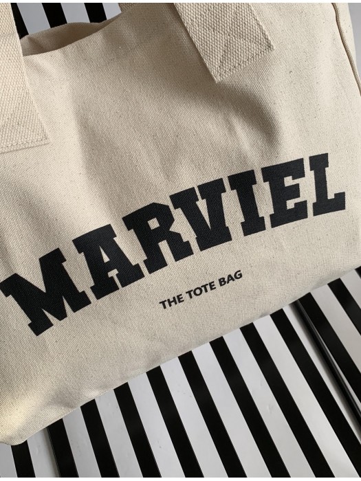 MARVIEL TOTE BAG-BLACK